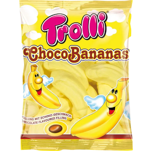 Trolli Choco Bananas Marshmallow - 150g