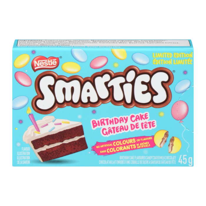 Nestle Smarties Birthday Cake - 45g [Canadian]