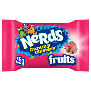 Nerds Gummy Clusters Fruit Flavour Candy Bag 45g