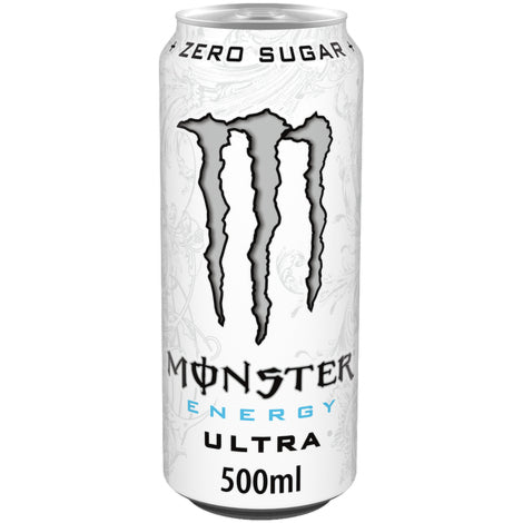 Monster Energy Drink Ultra White Zero Sugar - 500ml