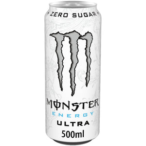 Monster Energy Drink Ultra White Zero Sugar - 500ml