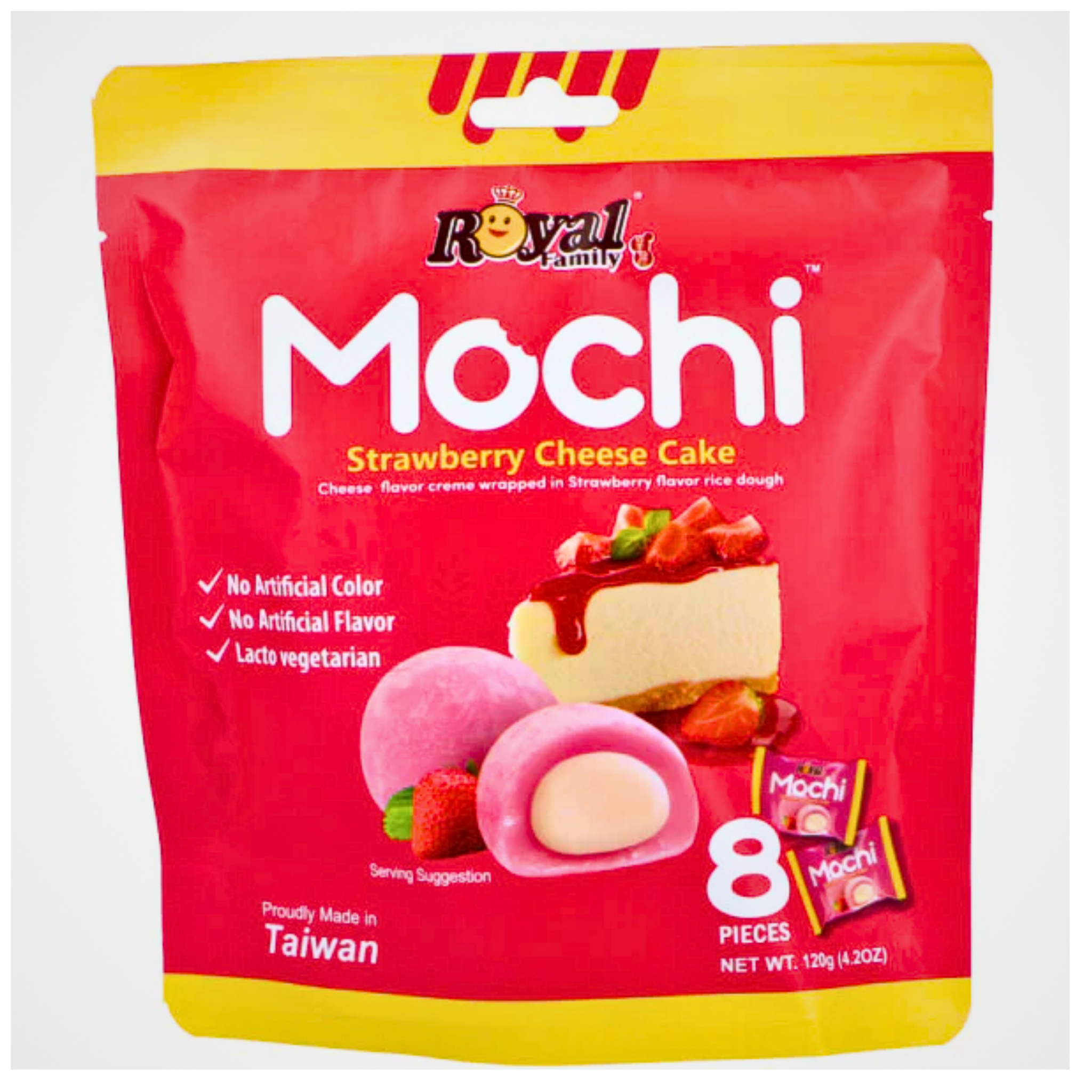 Royal Mochi Strawberry Cheese Cake Flavour - 120g