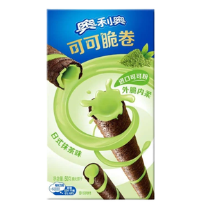 Oreo Cocoa Crisp Roll Matcha Flavour Chinese - 50g