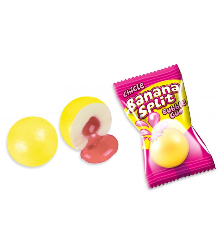 Fini Banana Split Liquid Filled Bubblegum
