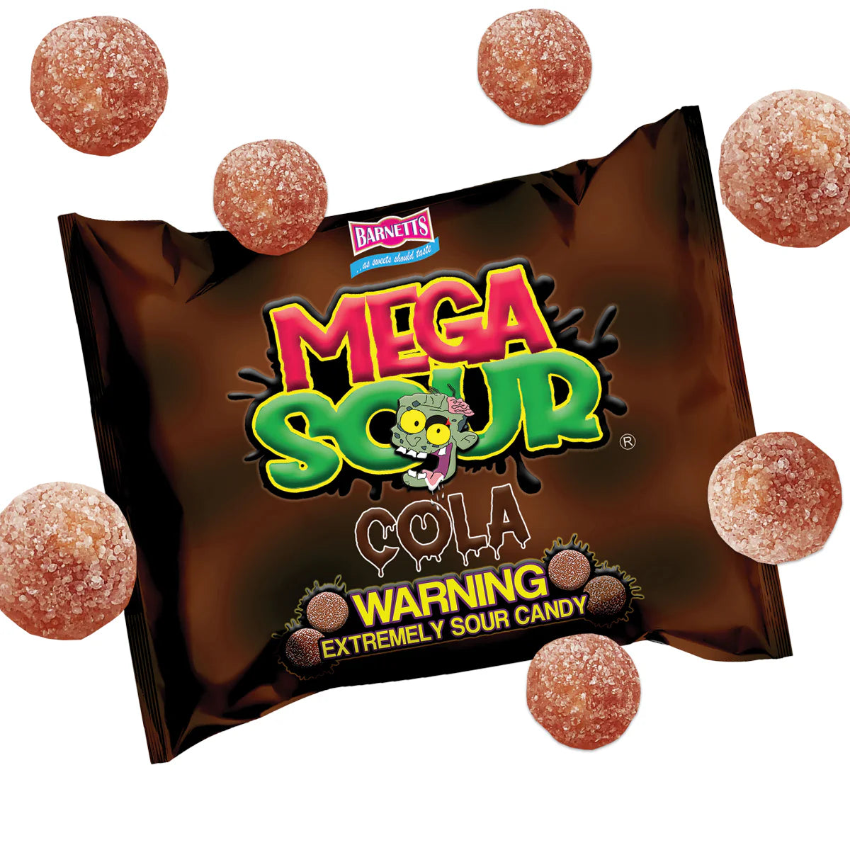 Barnett’s Mega Cola Flavoured Hard Candy - 104g