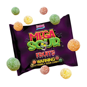 Barnett’s Mega Sour Fruits Hard Candy - 104g