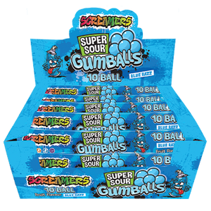 Screamers Sour Blue Gumballs - 54g