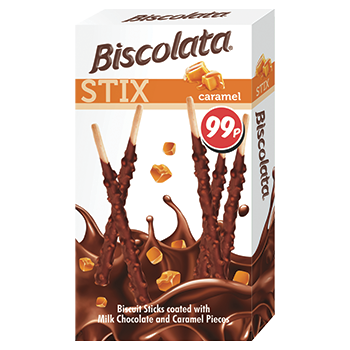 Biscolata Caramel Stix 36g