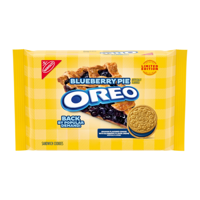 Oreo Blueberry Pie Sandwich Cookies - 303g