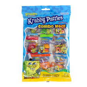 Frankford SpongeBob SquarePants Krabby Patty Gummy Combo Meal Tray - 74g