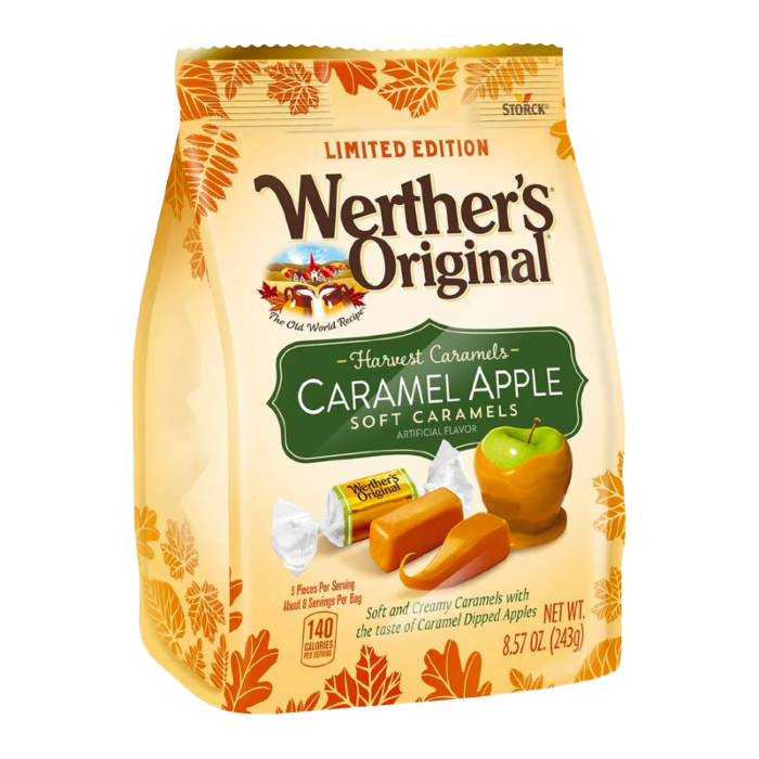 Werther's Original Caramel Apple Soft Caramels - 243g