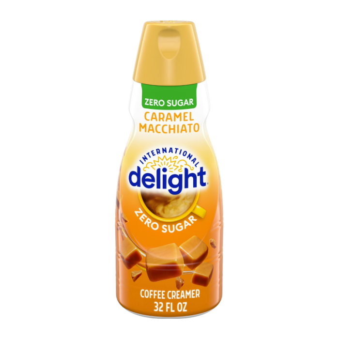 International Delight Coffee Creamer Zero Sugar Caramel Macchiato - 946ml