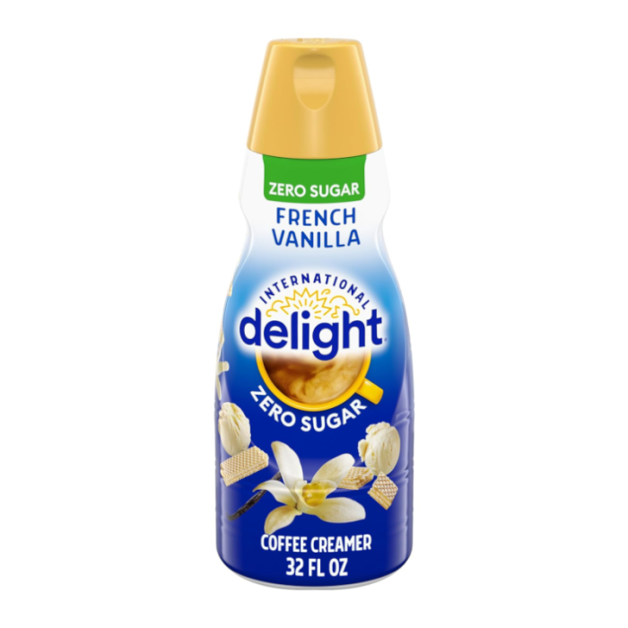 International Delight Coffee Creamer Zero Sugar French Vanilla - 946ml