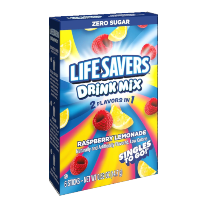 Lifesavers Singles to go Raspberry Lemonade - 14.7g