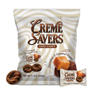 Creme Savers Hard Candy Chocolate & Caramel Creme - 85g