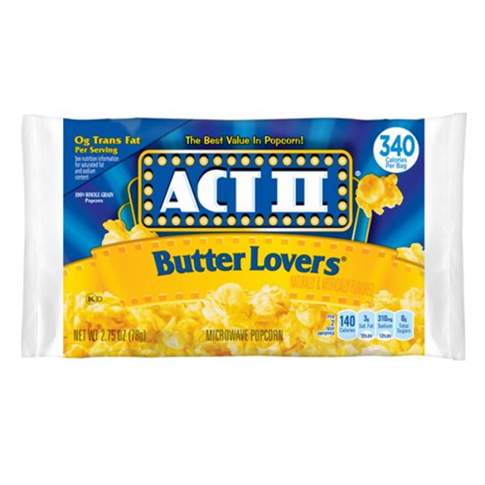 Act II Butter Lovers Popcorn -78g