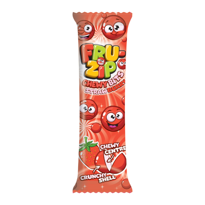 Fru-Zip Chewy Bits Strawberry - 15g