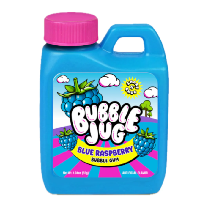 Bubble Jug Blue Raspberry Bubble Gum - 55g