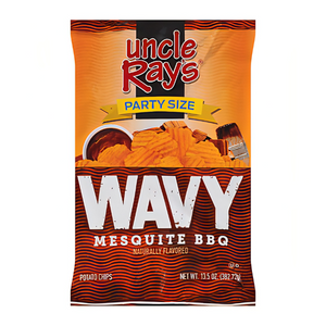 Uncle Ray's Wavy Mesquite BBQ Potato Chips PARTY SIZE - 382.72g