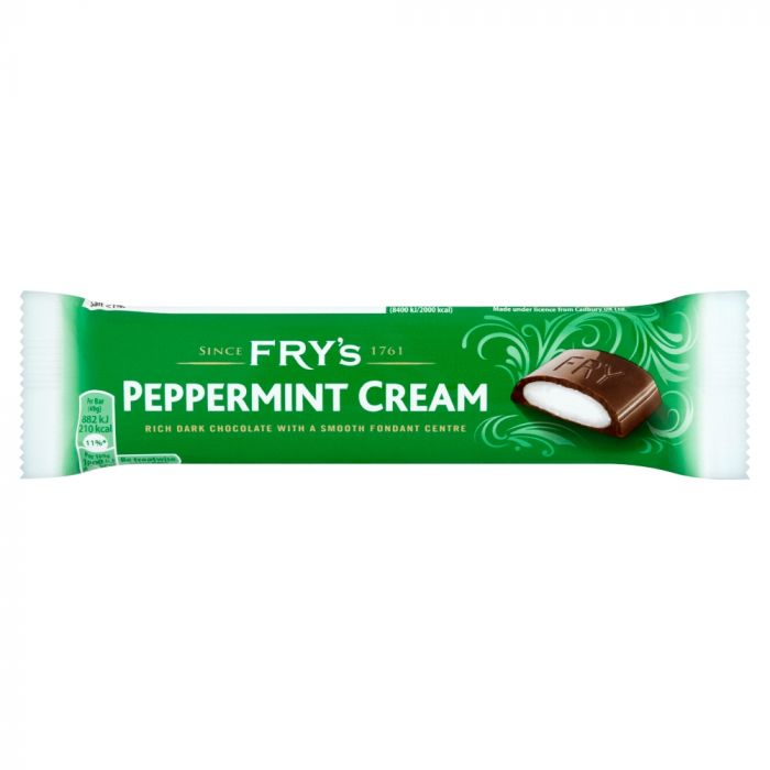 Fry's Peppermint Cream Chocolate Bar 49g *BBE 18th JAN 2024*