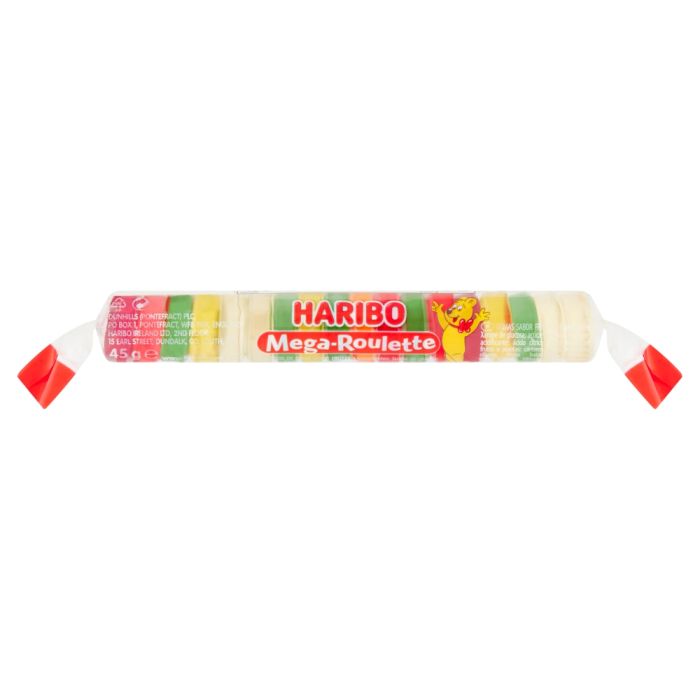 Haribo Mega Roulette Rolls 45g