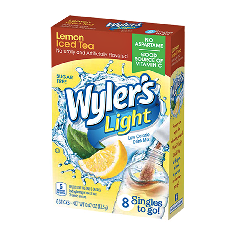 Wyler's Light Singles To Go Lemon Iced Tea 8-Pack - 13.3g