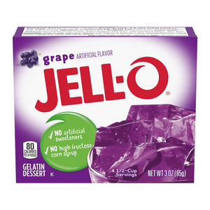 Jell-O - Grape Gelatin Dessert - 85g