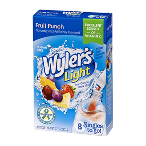 Wyler's Light Singles To Go Fruit Punch 8-Pack - 20.1g