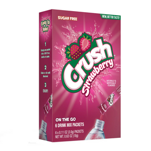 Crush - Singles to Go - Strawberry - 6 Pack