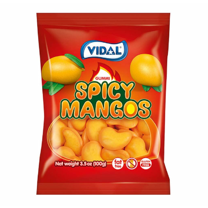 Vidal Gummi Spicy Mangos - 100g