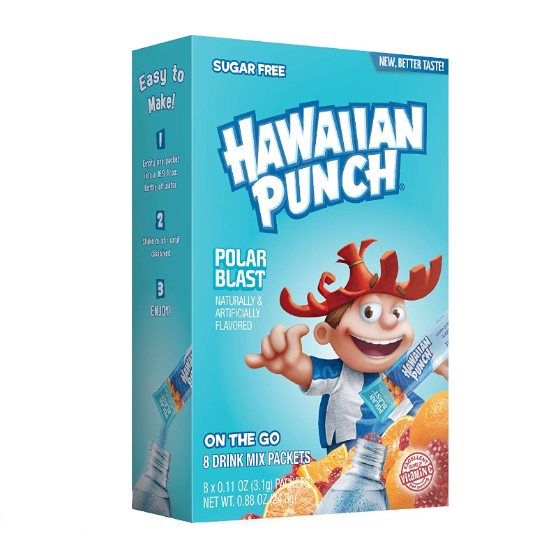 Hawaiian Punch - Singles to Go! Polar Blast - 21.4g