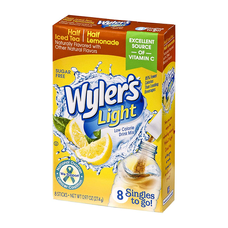 Wyler's Light Singles To Go Half Iced Tea Half Lemonade 8-Pack 27.4g