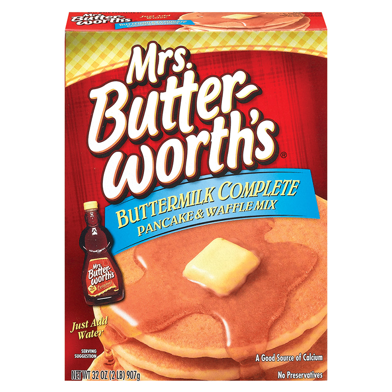 Mrs Butterworth’s Buttermilk Complete Pancake Mix 907g