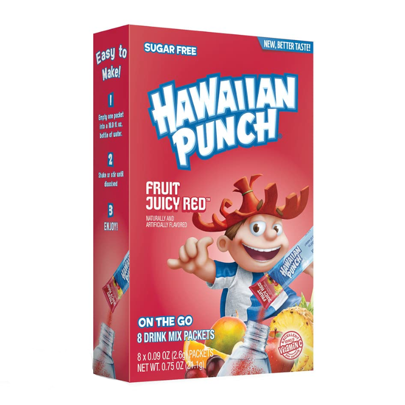 Hawaiian Punch - Singles to Go! Fruit Juicy Red - 21.1g