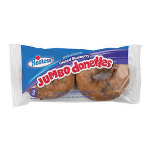 Hostess - Glazed Blueberry Jumbo Donettes - Twin Pack - 113g