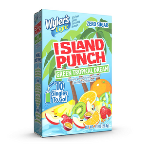 Wyler's Light Singles To Go Island Punch Green Tropical Dream 10-Pack - 25.8g