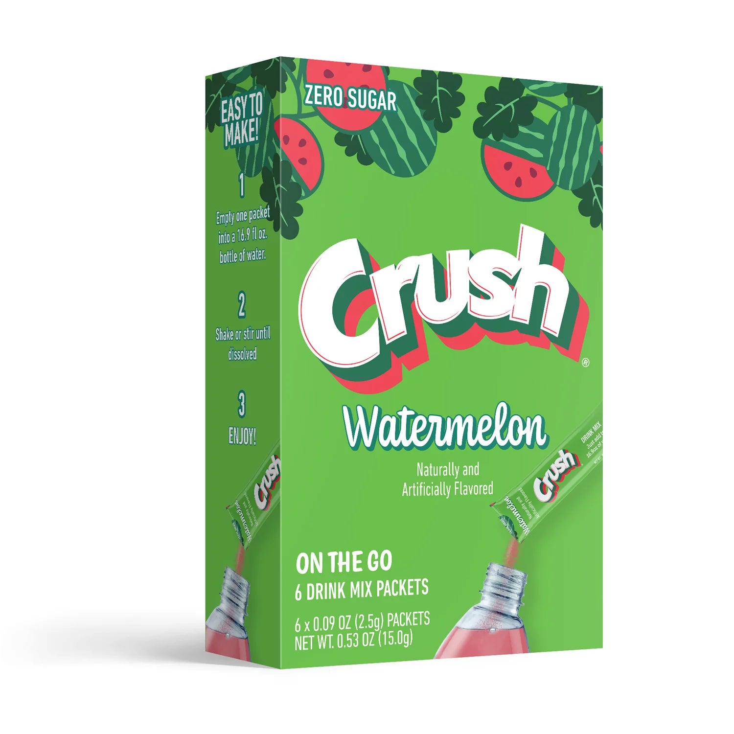 Crush Singles To Go Watermelon - 6 Pack - 15g