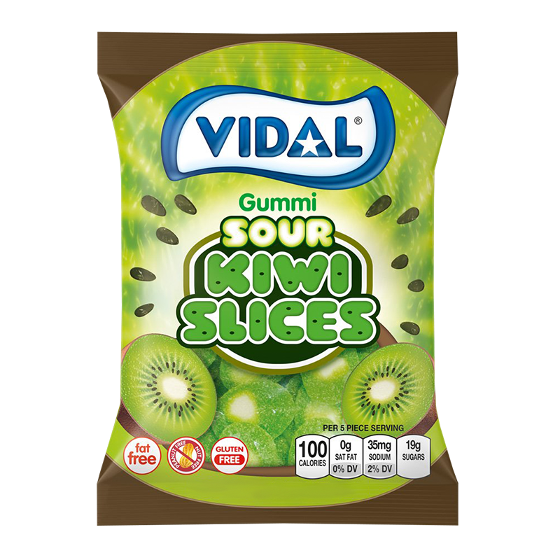 Vidal Sour Kiwi Slices - 84g
