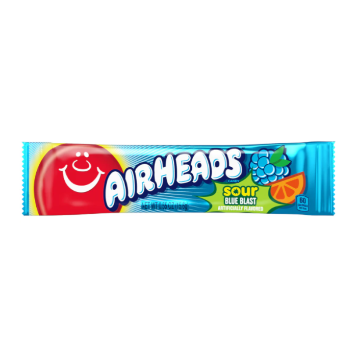 Airheads Sour Blue Blast Bar 15.6g