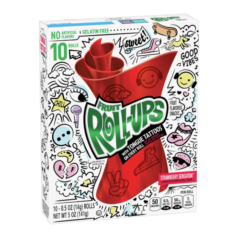 Betty Crocker Fruit Roll-ups Strawberry Sensation 141g