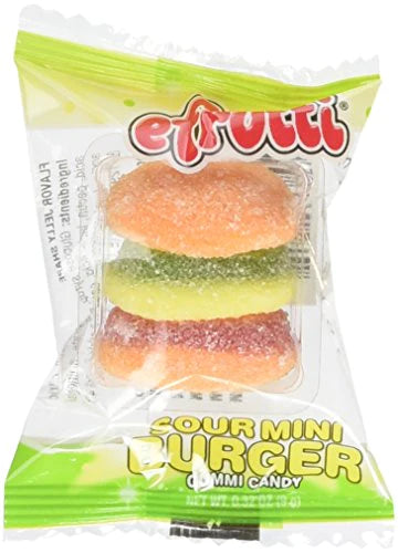 E-frutti Gummi Sour Mini Burger