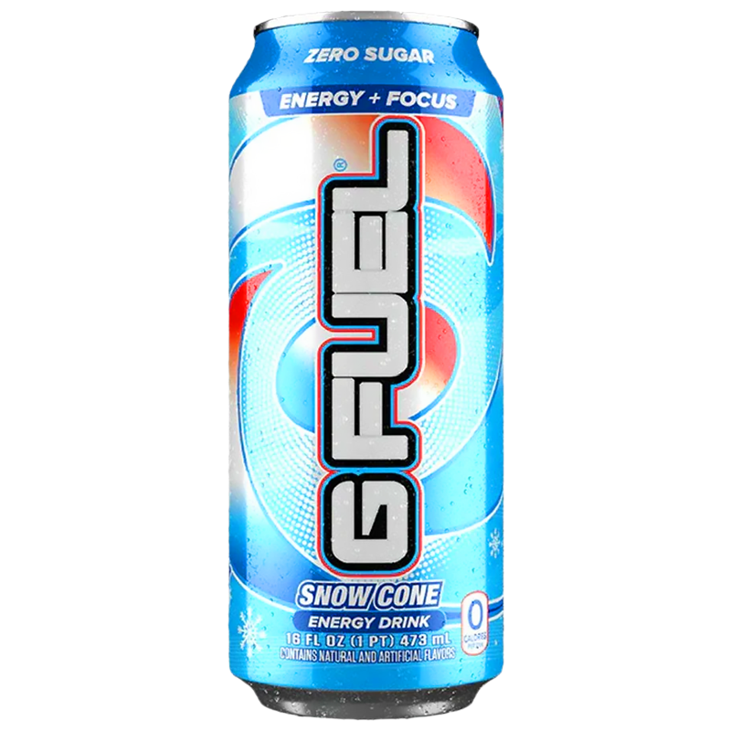 G FUEL - Snow Cone Zero Sugar Energy Drink - 473ml – Isle Love Sweets