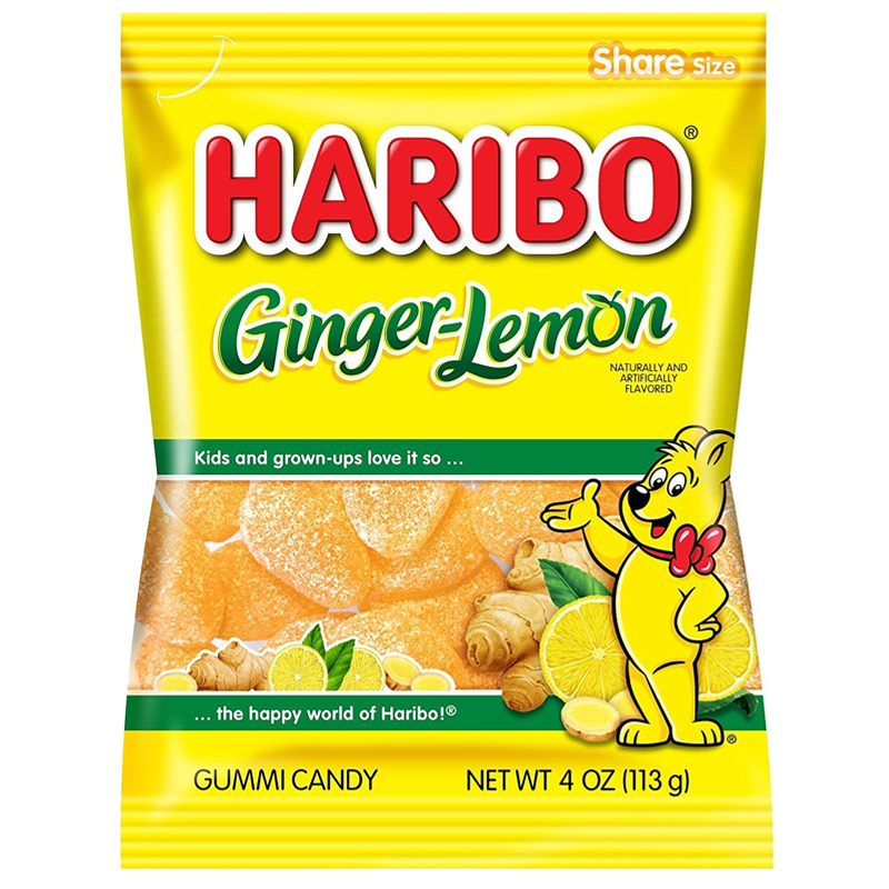 Haribo Ginger-Lemon Peg Bag 113g