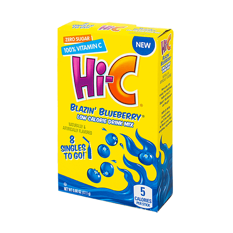 Hi-C Blazin Blueberry Singles To Go 17.1g