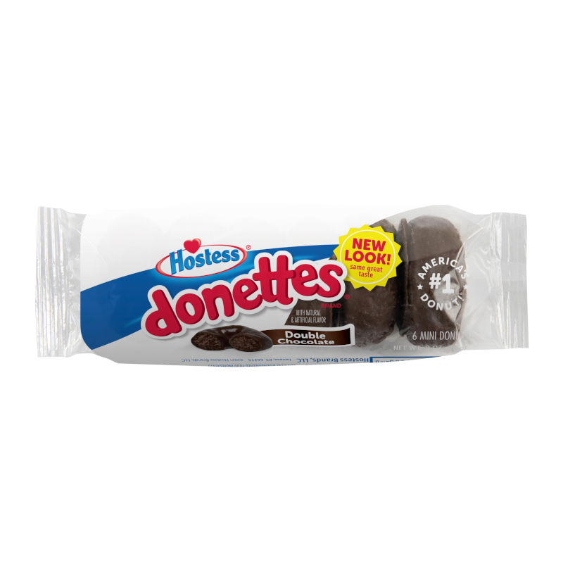 Hostess Double Chocolate Flavoured Donettes 85g