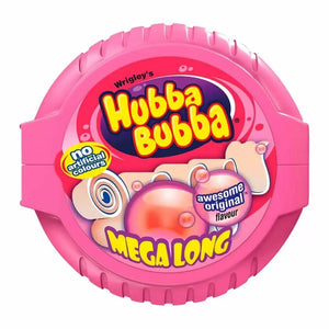 Wrigley's Hubba Bubba Fancy Fruit Bubblegum Mega Long Tape 56g