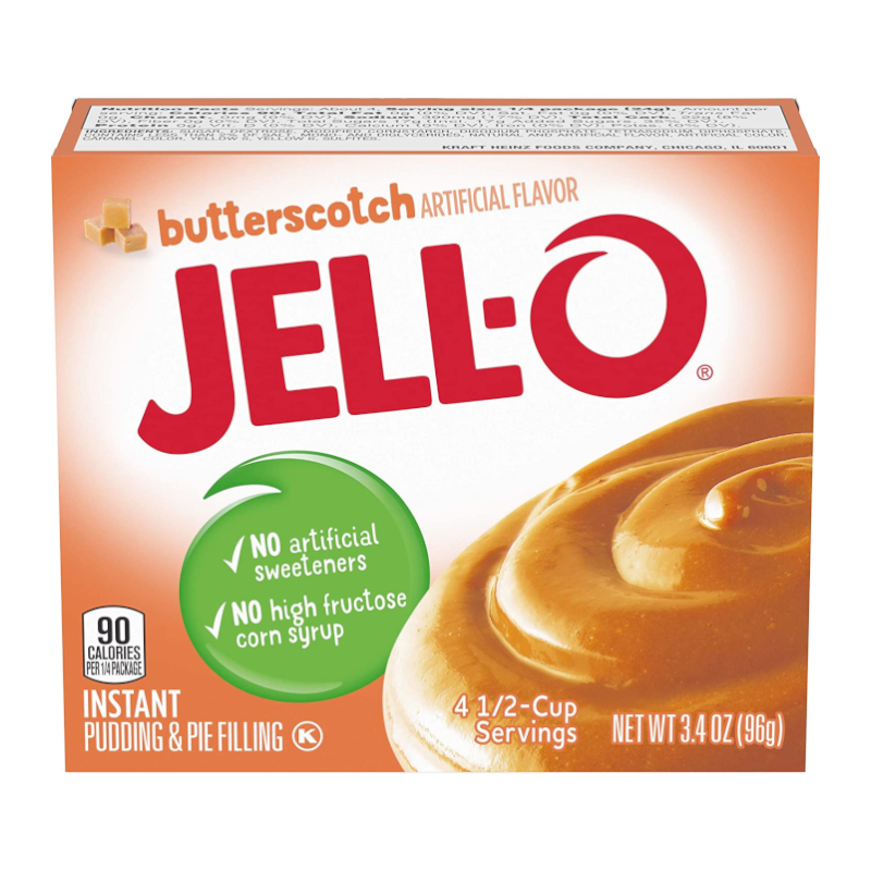 Jell-O Butterscotch Instant Pudding 96g