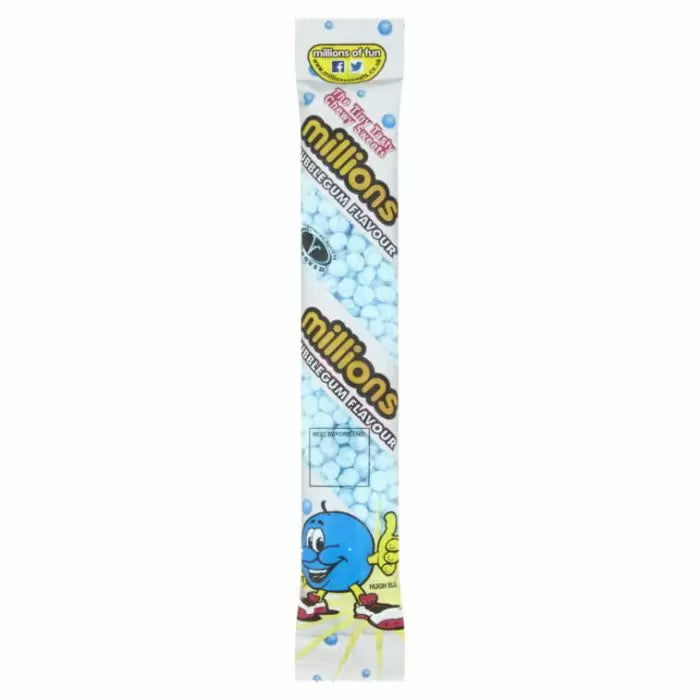 Millions Bubblegum Tubes 55g