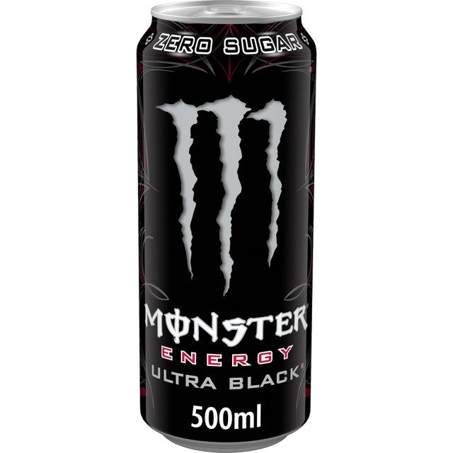 Monster Ultra Black Energy Drink 500ml