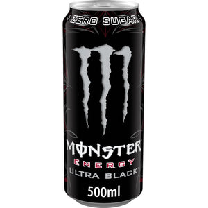 Monster Ultra Black Energy Drink 500ml